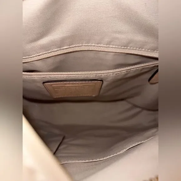 EUC COACH Beautiful leather tote/crossbody coach bag - Picture 4 of 11